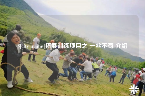 昌吉拓展训练项目之 一丝不苟 介绍